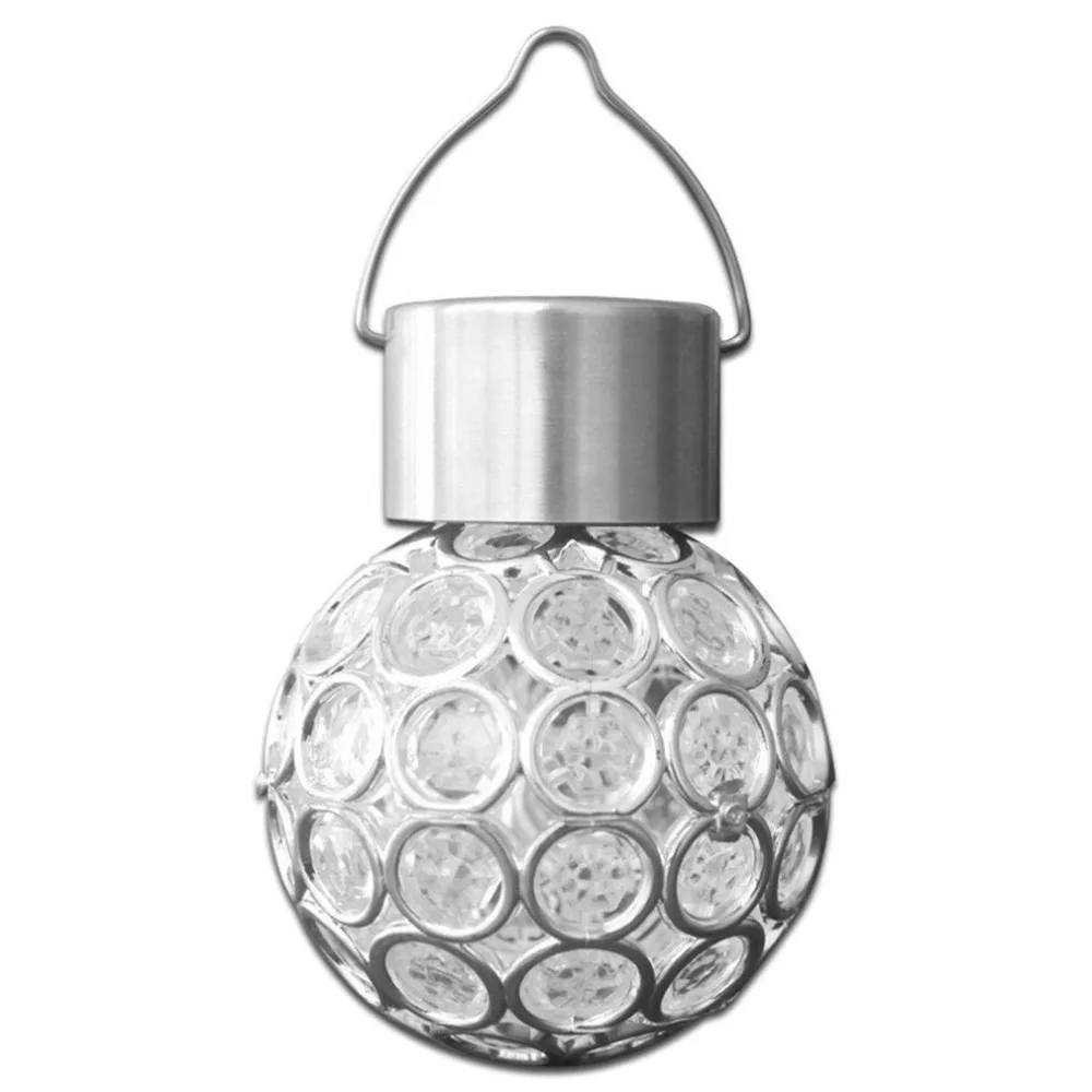 Инновационный светодиодный светильник с солнечным шаром наружный изменяющий