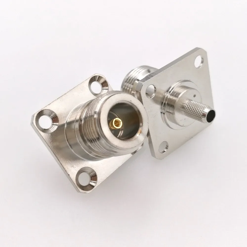 N гнездовой разъем для обжима панели RF кабеля RG58 LMR195 RG142|connector crimp|connectors for cablesconnector n