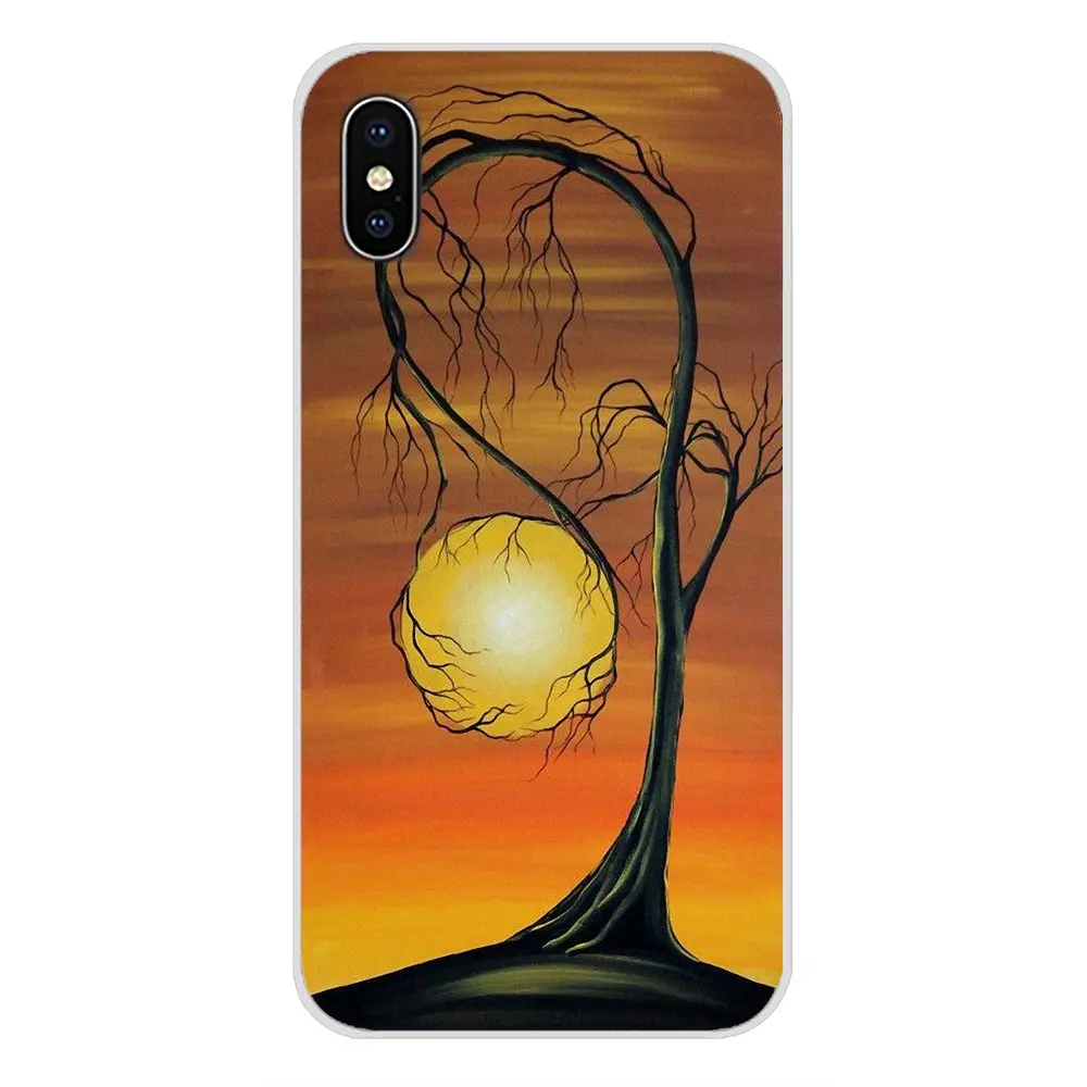 Силиконовый чехол для телефона с красивым рисунком Луны samsung Galaxy S3 S4 S5 Mini S6 S7 Edge S8 S9