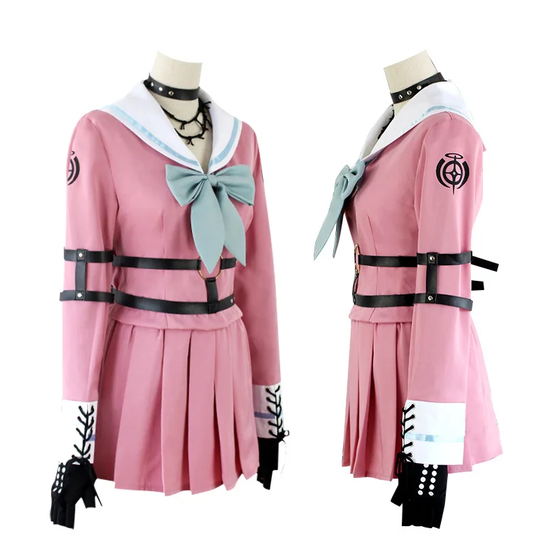 COSTAR Anime Game Danganronpa V3 Miu Iruma Cosplay Costume Full Set Halloween Dressup Clothing |