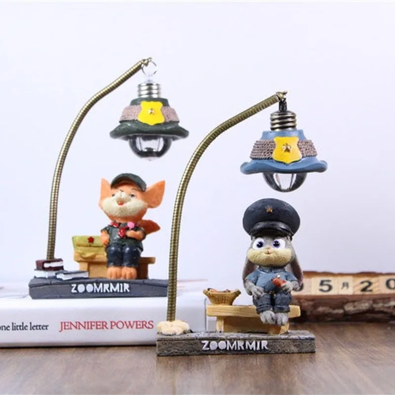 Креативный Ночной светильник украшения кукла лисы подарок на день рождения