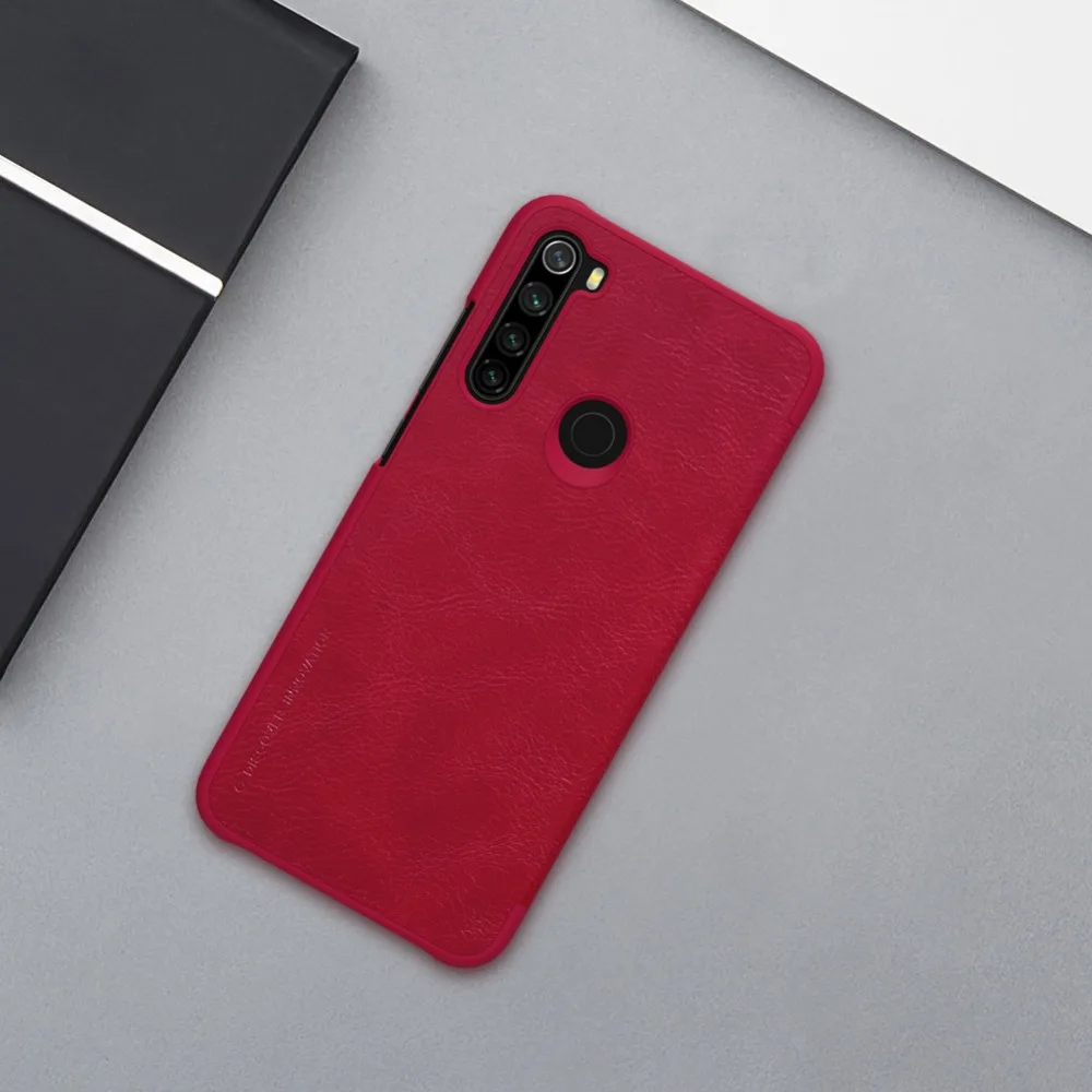 Для Xiaomi Redmi Note 8 Pro кожаный чехол NILLKIN QIN откидная крышка для Redmi Note 8 7 pro global чехол-кошелек с карманом для карт