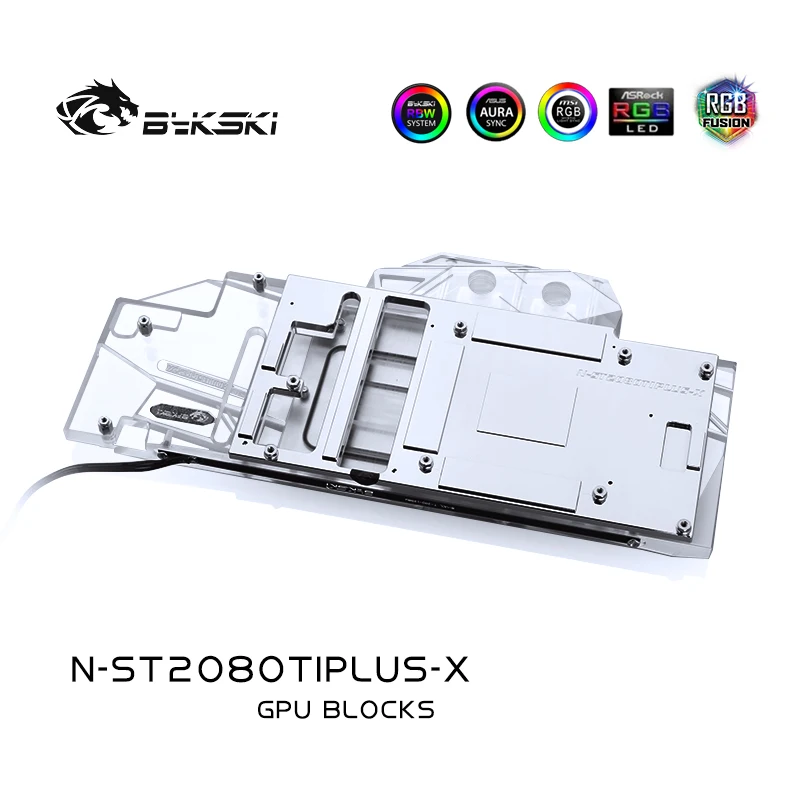 Bykski GPU Блок для ZOTAC RTX2080TI 8GD6 Plus OC VGA блок и кулер MB 12V/5V синхронизация N-ST2080TIPLUS-X |