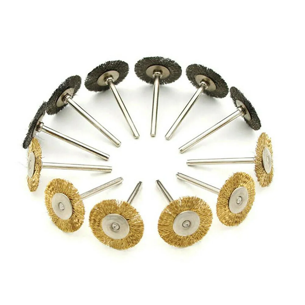 

New High Quality Durable 47pcs Wire Brushes Stainless Steel Brass 5mm-25mm Polishing Buffing Tool Kit