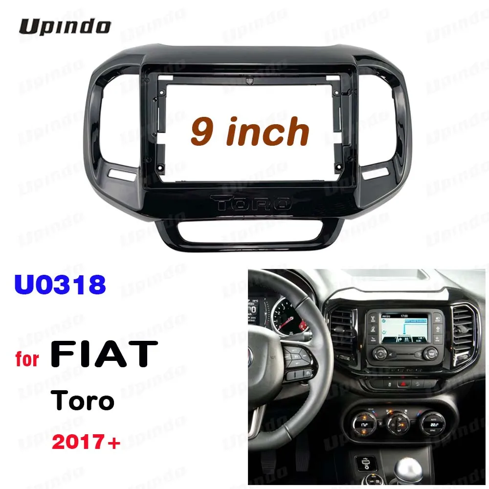 2 Din 9 Inch Car Radio Installation DVD GPS Mp5 ABS PC Plastic Fascia Plane Frame for FIAT Toro 2017+ Dash Kit | Автомобили и