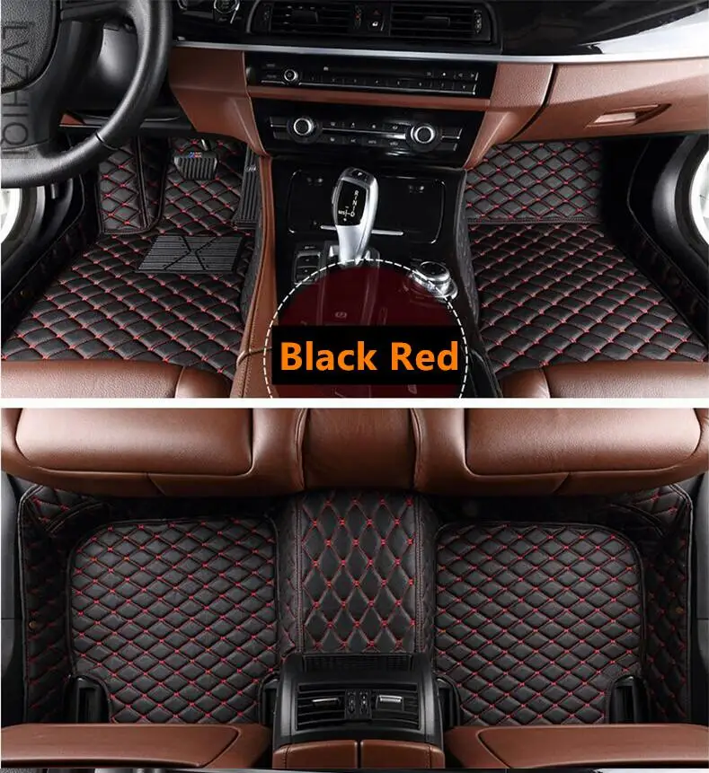 Автомобильный напольный коврик для LAND ROVER FREELANDER 2 LR2 2005 2016 коврики ног кожаные