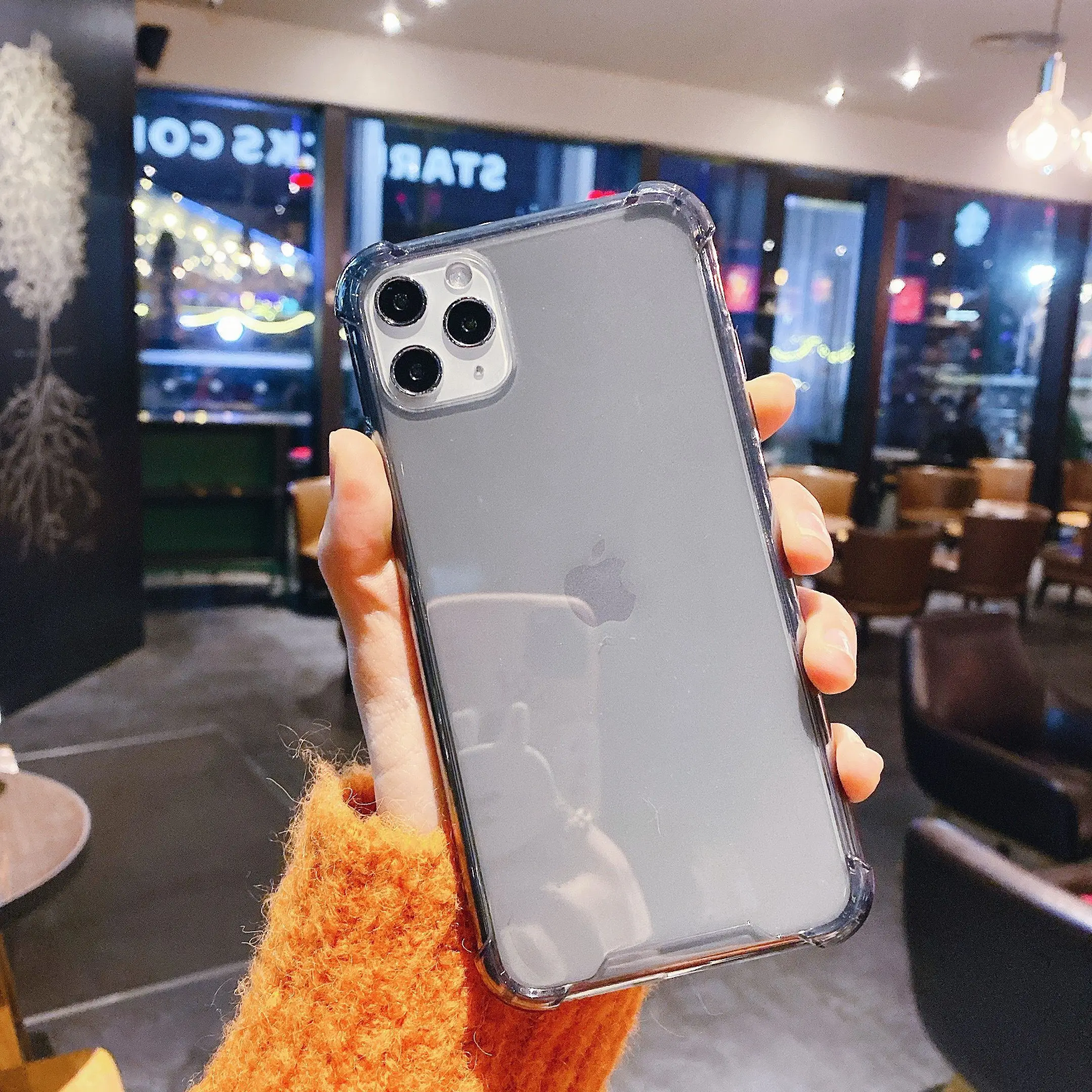 Shockproof Bumper Transparent Phone Case For iPhone 11 Pro Max X XS XR Xs 7 8 Plus Ultra Thin soft TPU Back Cover |