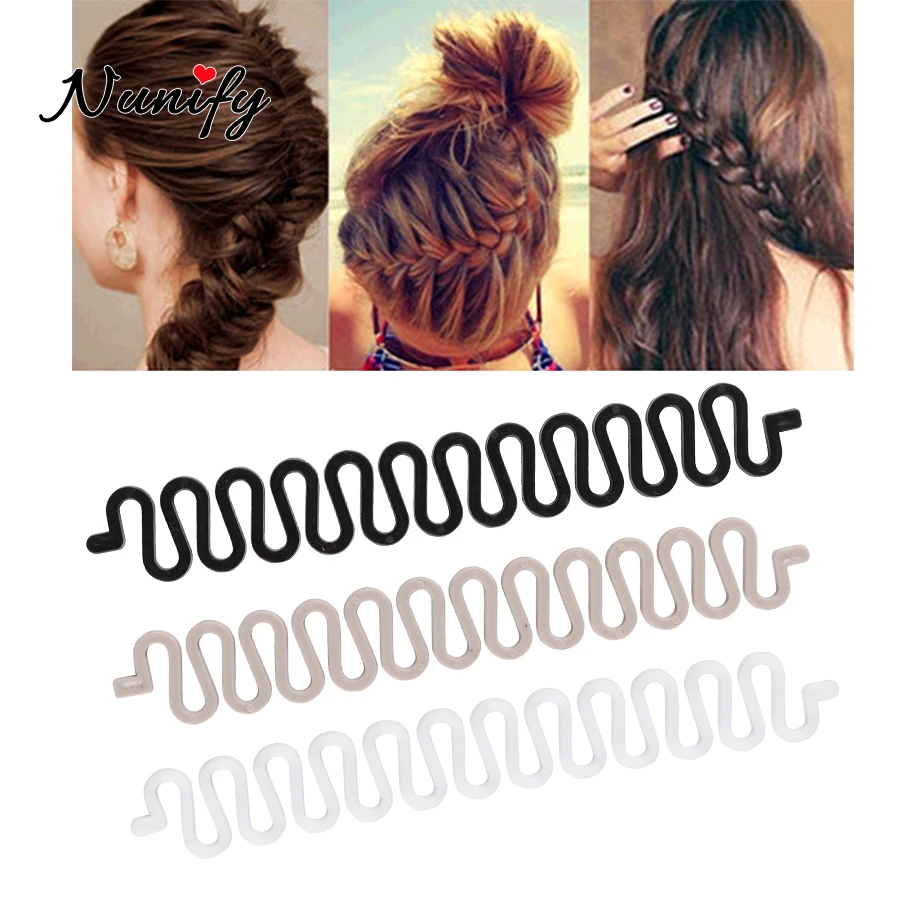 Nunify леди французский инструмент для плетения волос Плетение оплёточный станок