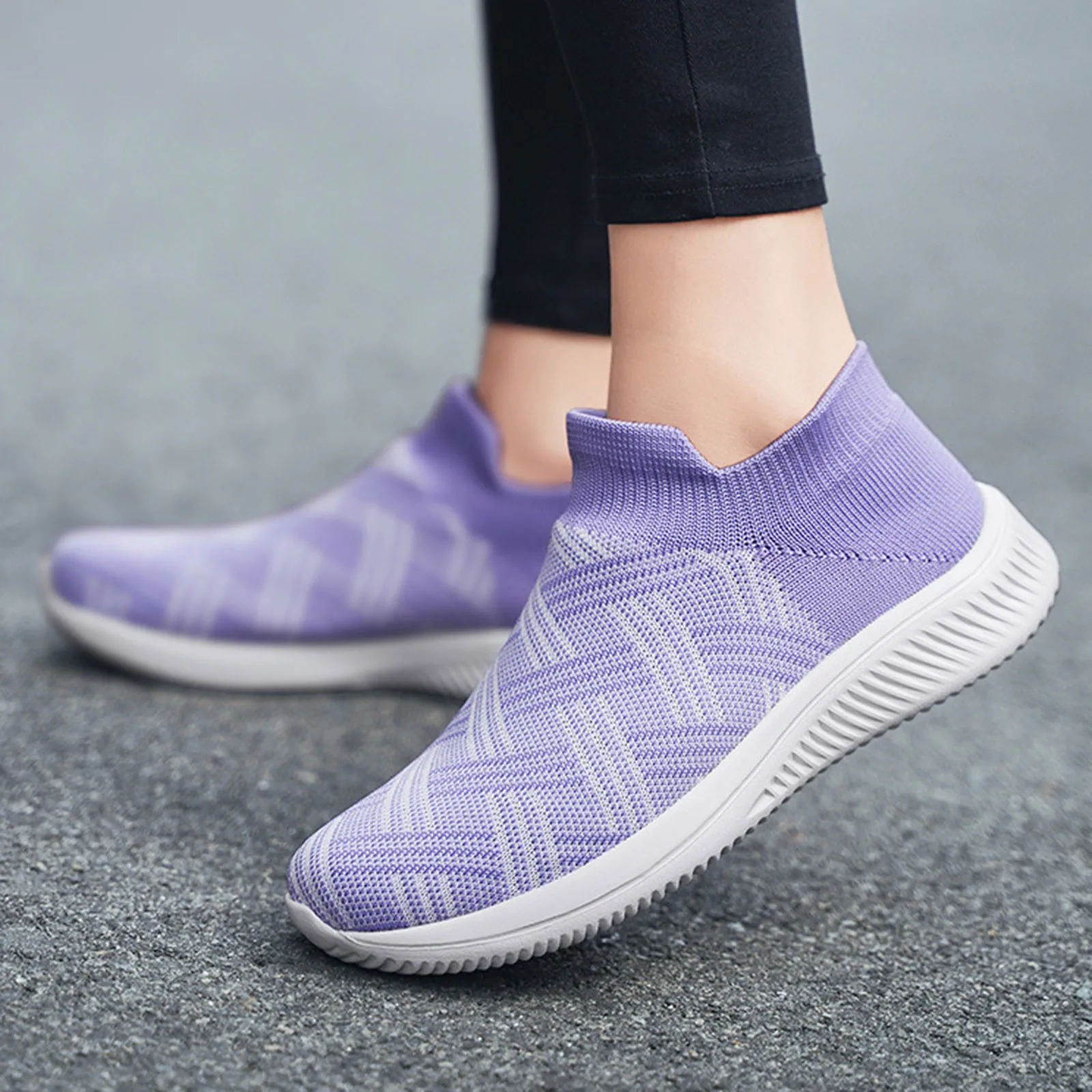 

summer Women Sneakers fashion ladies Running Flats Sneakers For Women Casual Slip On Sock Trainers Women Shoes high quality