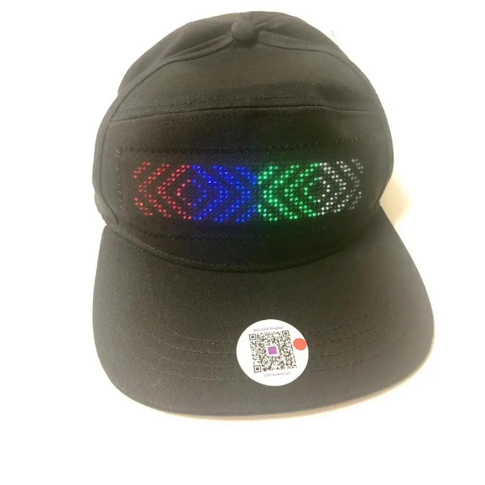 Фиксированная шапка с Bluetooth и светодиодной подсветкой 4 цвета|Светодиодные