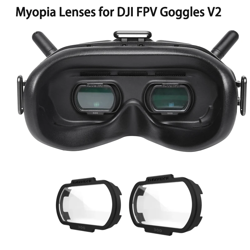 

FPV Corrective Lenses Myopia Nearsighted Glasses Aspherical Resin Lenses Accessories for DJI FPV Goggles vr V2