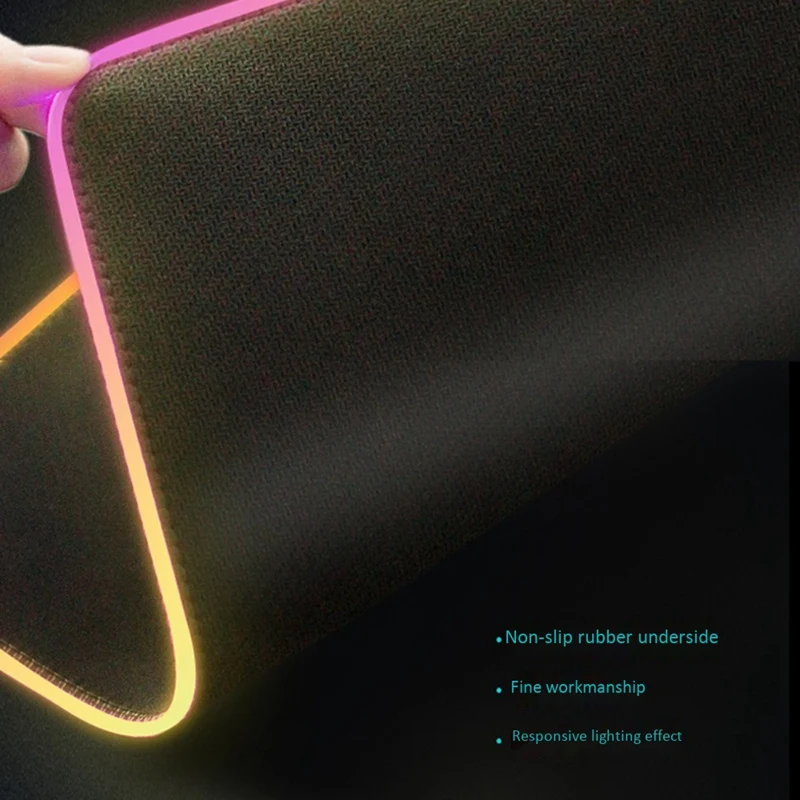 

Star Sky Large Gaming Mouse Pad RGB LED Glowing Gamer Keyboard Mousepad Mice Mat for PC Computer Laptop