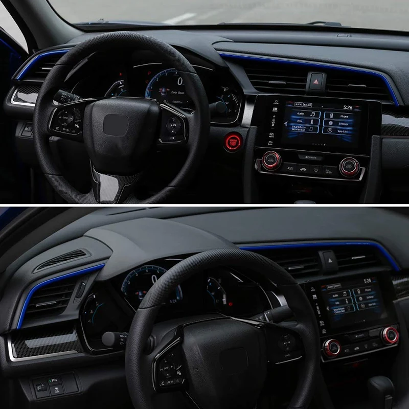 Наклейки для центральных консолей 2 шт. наклейки вентиляционных отверстий панель