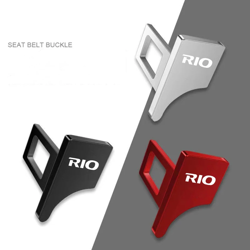 

Car Safety Buckle Clip Seat Belt Plug Alarm Canceler Stopper For KIA RIO Accessories Styling