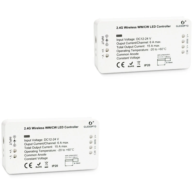 Умное управление G LED OPTO WW/CW Zigbee беспроводное светодиодным освещением 12 24 В Rgb