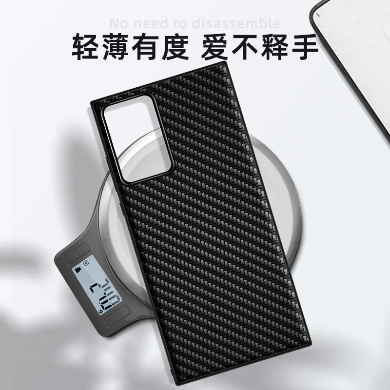 

For Samsung Note 20 Ultra Case Kevlar Carbon Fibre Skin Luxury note 10 plus back cover note 8/9 fashion shell cool black gift