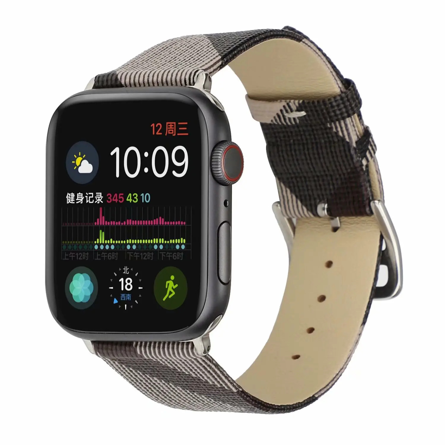 Натуральная кожа ремешок для наручных часов Apple Watch, ремешок 44/40 мм обувь для мужчин и женщин часы ремешок 42 38 мм и нержавеющая сталь металлический корпус для наручных часов iwatch серии 5 4 3 2 1
