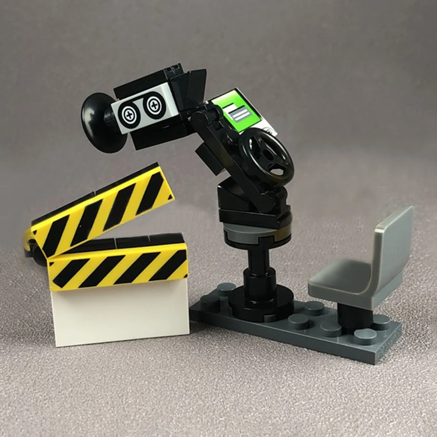 Одиночный ТВ-приставка оборудование строительные блоки кирпичи MOC аксессуары