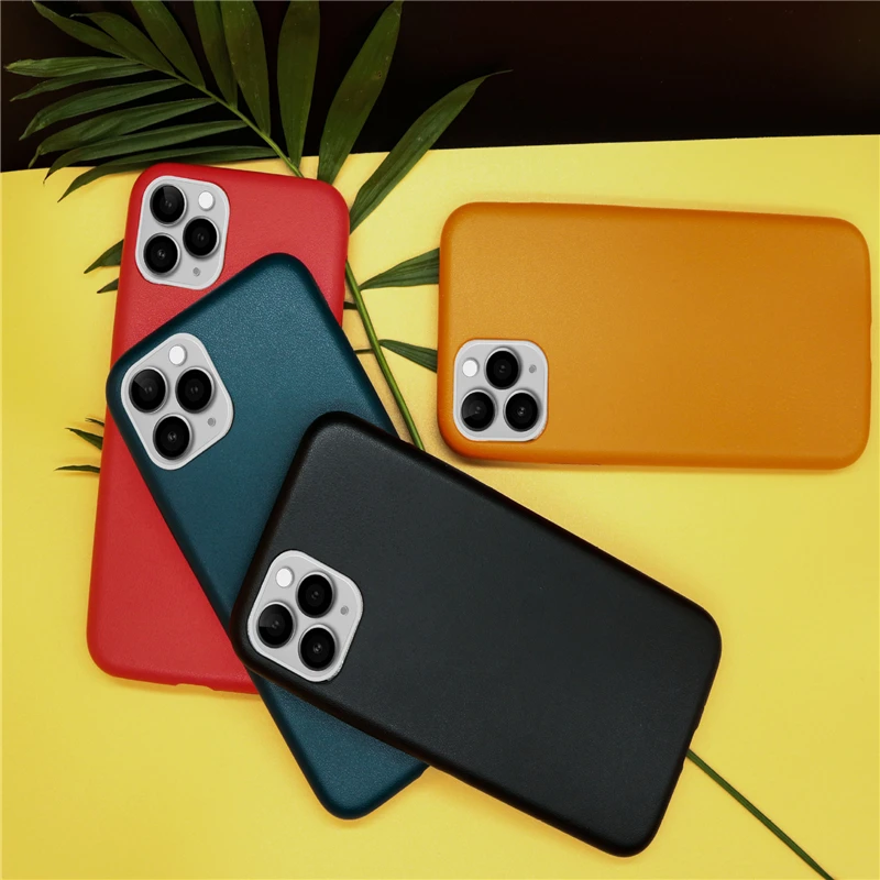 Оригинальный кожаный чехол для телефона iPhone 6 plus 7 8 xs Xsmax Xr 11/11Pro/11Promax se2 охлаждающий