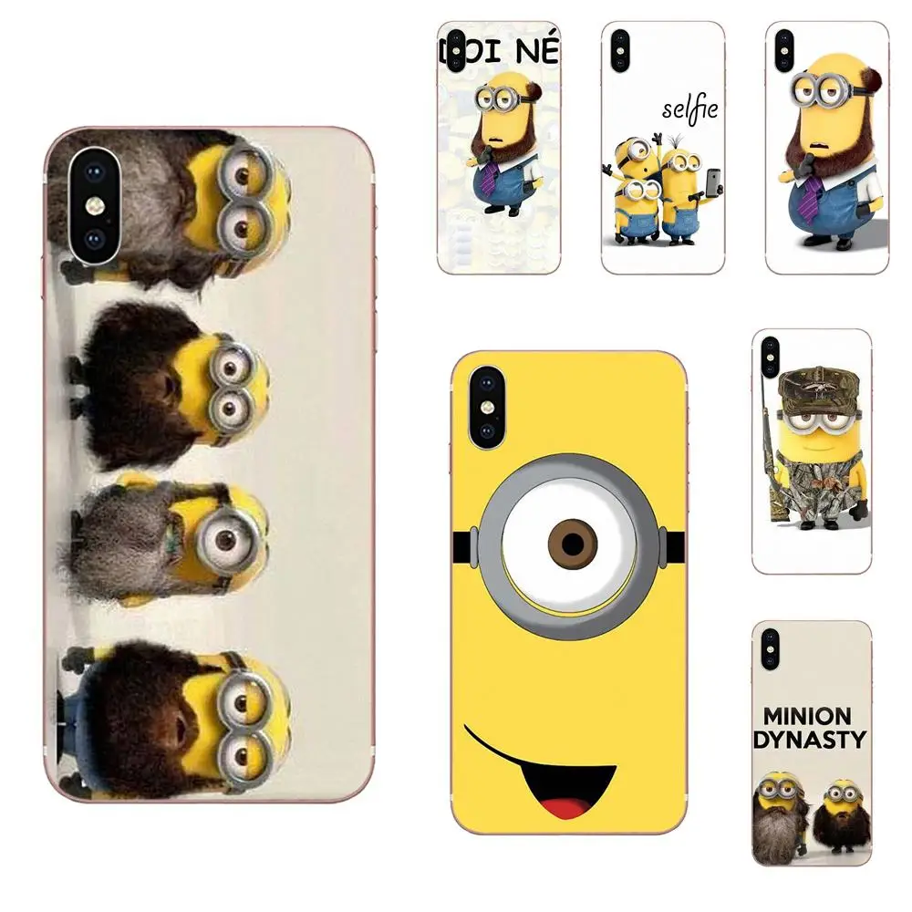 Мягкий чехол с рисунком для Galaxy J1 J2 J3 J330 J4 J5 J6 J7 J730 J8 2015 2016 2017 2018 mini Pro Mr Миньон борода