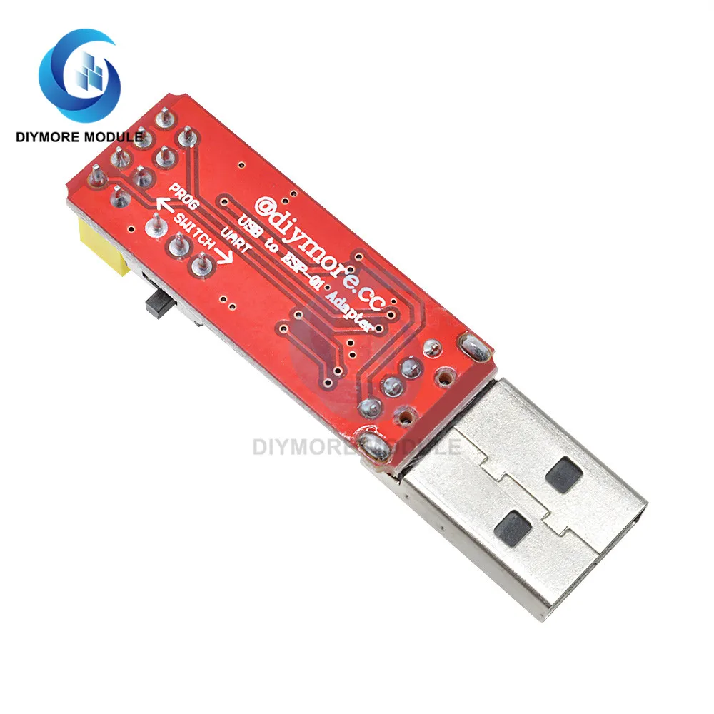 CH340 USB to ESP8266 ESP-01 ESP-01S Adapter 4.5V-5.5V Wifi Converter Programmer Module for Arduino Smart Home Wireless Control