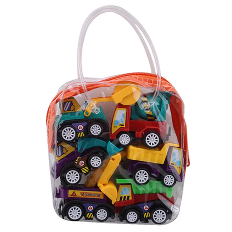 6 шт. привлекательные игрушки для автомобиля модель грузовика мини-автомобили