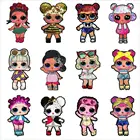 Нашивки с блестками для кукол Аниме LOL, игрушки, милая модная нашивка с вышивкой сделай сам, забавные вечерние чные Игрушки для девочек