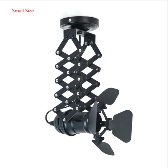 

Потолочный светильник YUENSLIGHTING черный железный лофт