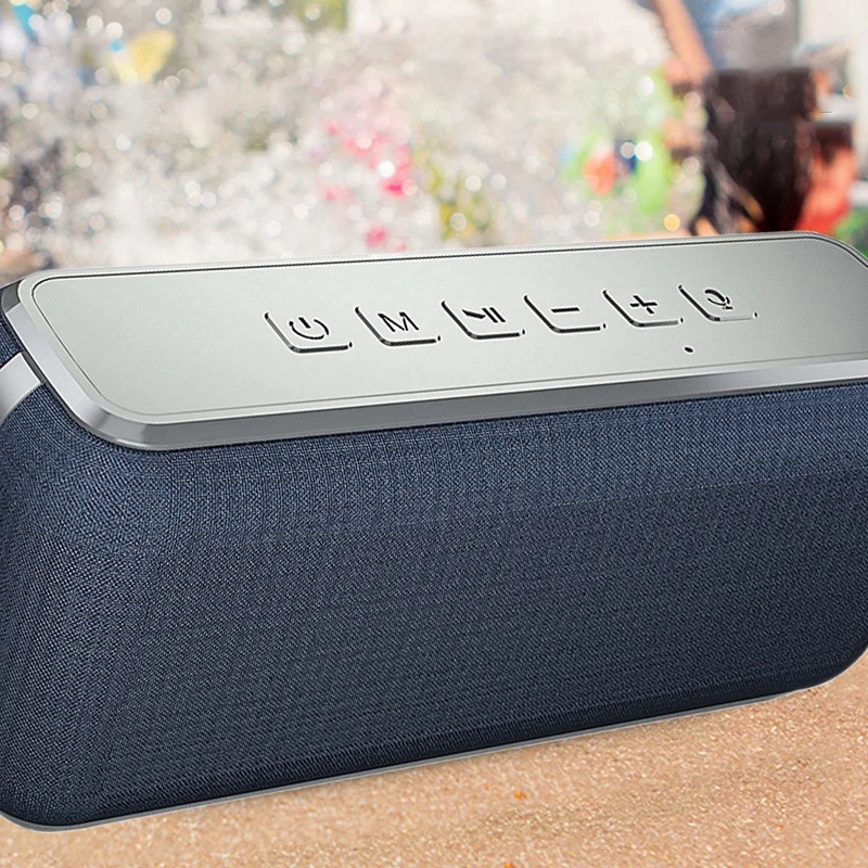

Wireless Bluetooth Speaker 50W High Power Subwoofer Outdoor Waterproof Portable Computer o