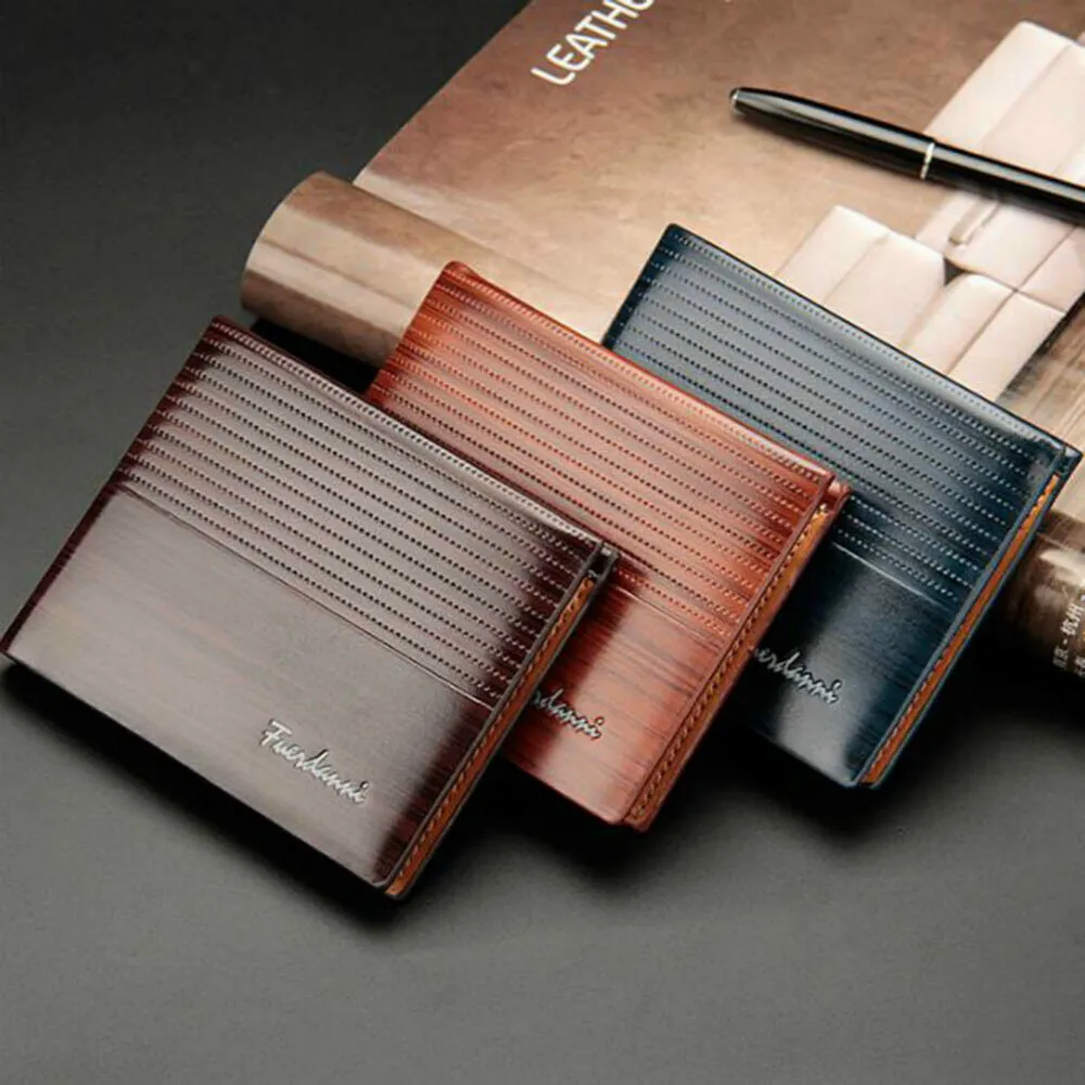 Мужские Двойные кошельки кредитный ID держатель для карт кошелек Masculina Billetera Hombre