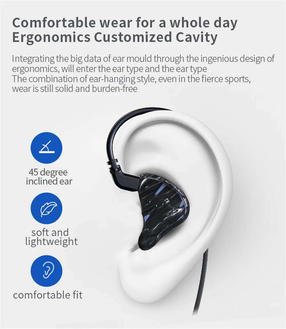 S6+ беспроводная гарнитура Bluetooth 5,0 Съемная 6D двойная динамическая гарнитура для более четких наушников Беспроводная Спортивная гарнитура