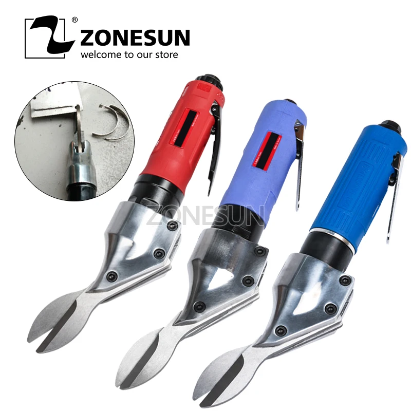 ZONESUN пневматические ножницы прямого типа лист из нержавеющей стали для резки