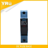 dc 1p 1100v led fuse holder for solar pv system protection fusible 10x38mm gpv pv solar fuse yropv 32