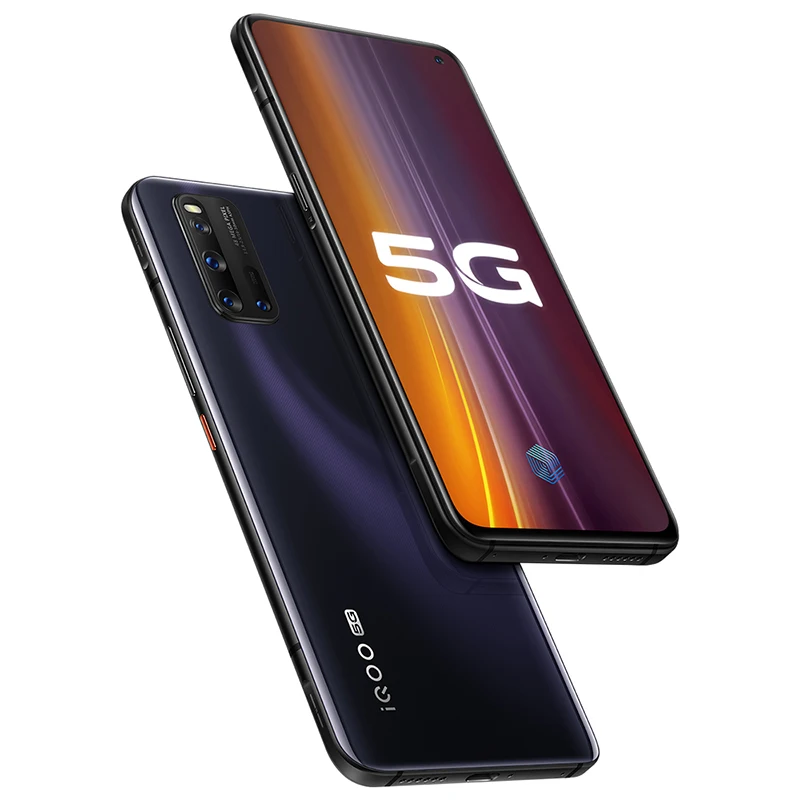 Оригинальный Vivo IQOO 3 5G мобильный телефон 6 44 &quotSuper Amoled Snapdragon 865 55 Вт супер Зарядное