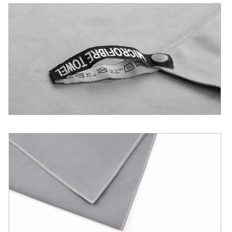 Пляжное полотенце из микрофибры для взрослых портативное быстросохнущее