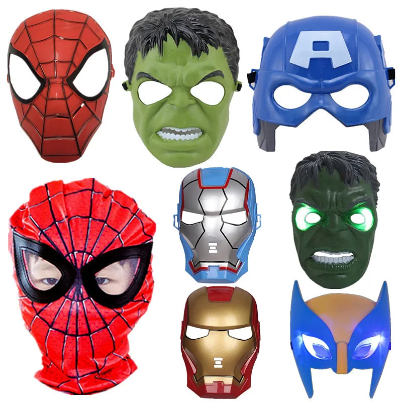 Детский аксессуар на Хэллоуин косплей детей Халк Человек паук Железный человек
