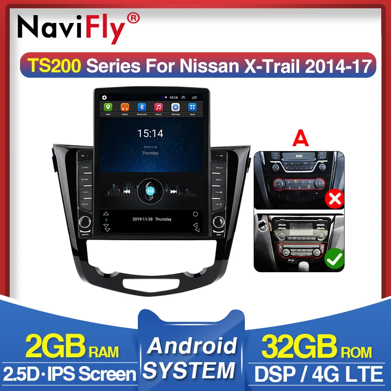 IPS DSP 9 7 &quotAndroid автомобильный радиоприемник аудио GPS навигатор для Nissan X Trail T32 Qashqai