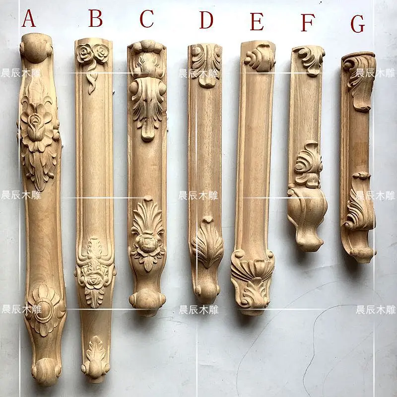 

Wooden Cylindrical Cabin Legs European table foot Solid wood Cylindrical ball stool foot Furniture leg sofa feet(A770)
