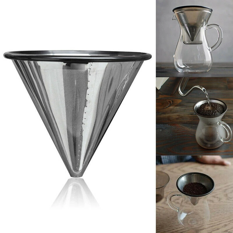 

Hot Permanent Coffee Filter Coffee Filter Permanent Filter Gold Filter Metal Strainer Stainless Steel