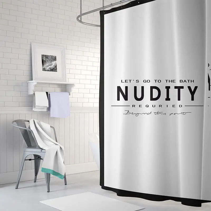 Европейский полиэстер занавеска для душа толстые шторы с крючками ванной