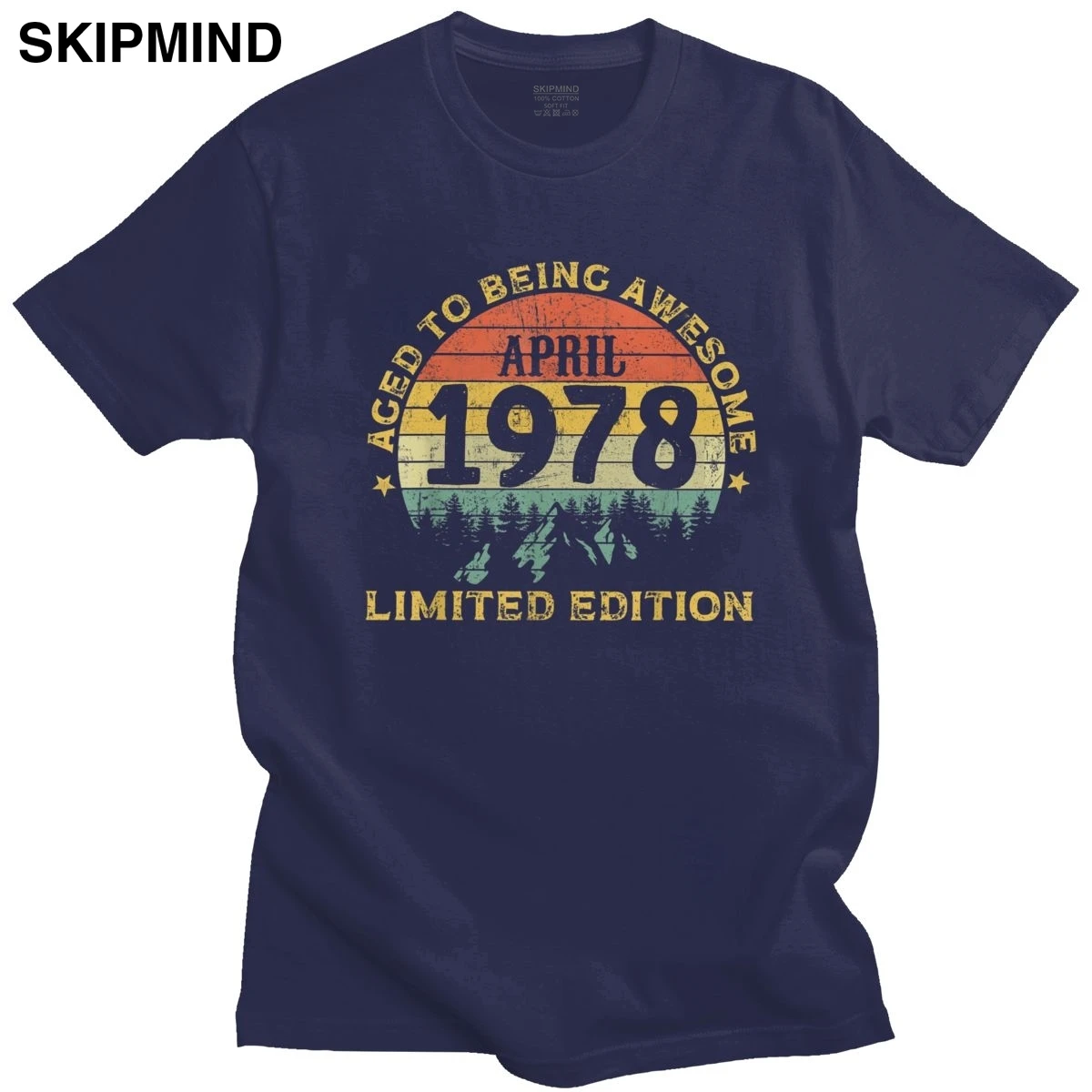 

Cool Vintage Legends Are Born In April 1978 Shirt Men Short Sleeved Awesome 42 Years Old Birthday Tshirt Cotton T-shirt Clothing