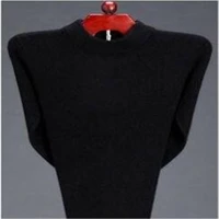 winter sweater men half high neck sweater thickened round neck soft and warm sweater pullover men long sleeve slim fit
