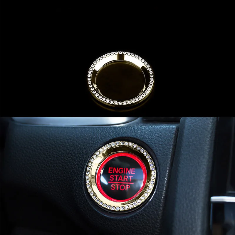 Украшение для интерьера алмазная ручка кондиционера Honda Civic 10 2016 2017 2018 2020|Лепнина