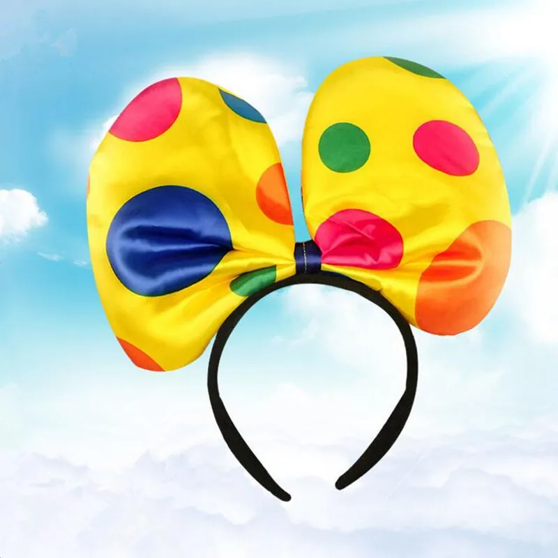 Для мужчин и женщин для мальчиков девочек клоун повязка на голову цирк головной