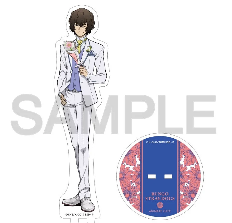 

Anime Bungo Stray Dogs Nakajima Atsushi dazai osamu Flower Ver. Cosplay Acrylic Figure Stand Figure 9606 Collection Toy