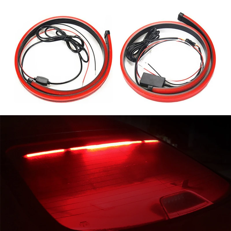 

Автомобильная светодиодная лента, стоп светильник, сигнаПредупреждение светильник ПА для безопасности вождения, для Citroen C4, C5, C3, Ford Focus 2, 3, 4, ...