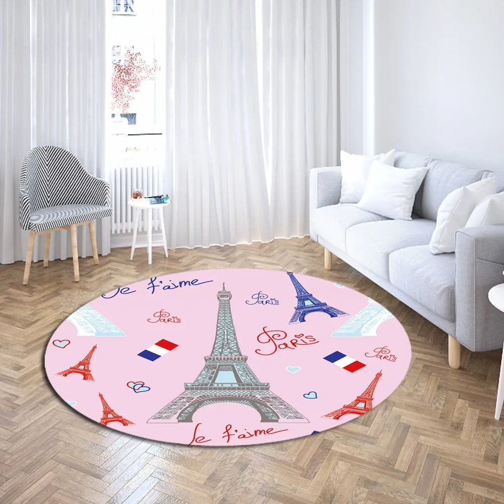 

Tower Rose Dusk Carpet Living Room/Coffee Table/Hanging Basket/Garden Blanket Polyester Anti-slip Mat Home Decor Carpet