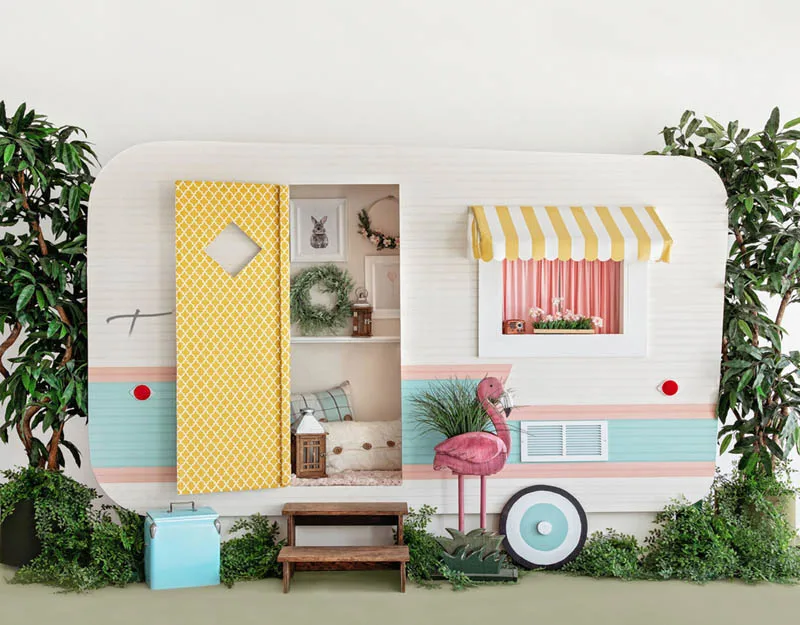 Фоны для фотографирования новорожденных с RV Крытый фотография Фон Спальня