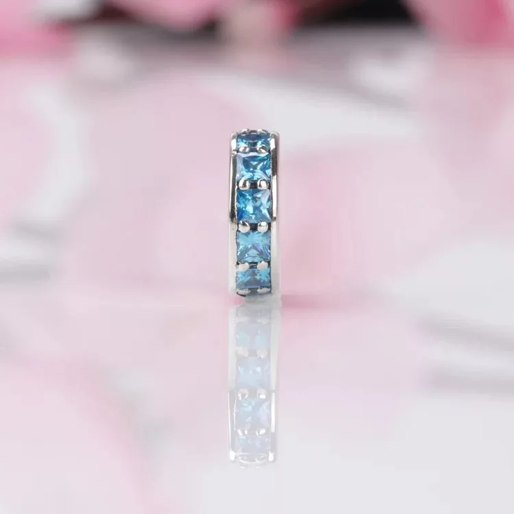 Женский браслет Pandora из серебра 925 пробы синий/лед/черный | Украшения и аксессуары