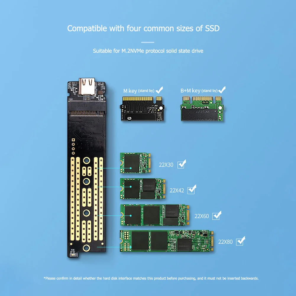 ORICO M.2 NVME SSD HDD   C USB 3, 1  10 / UASP M.2 USB NVME SSD     Box